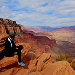 A picturesque view of the Grand Canyon