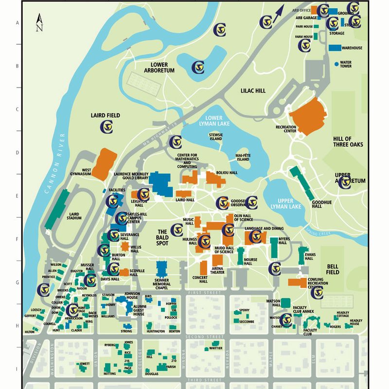 Sustainability Map of Campus – Environmental Studies – Carleton College