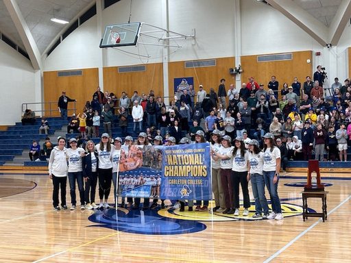 Women's Cross Country Champions celebrated!