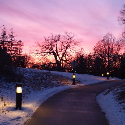A beautiful sunset near the observatory.