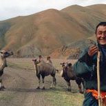 William Gallin '05/Camel Caravan, Borgastayn River