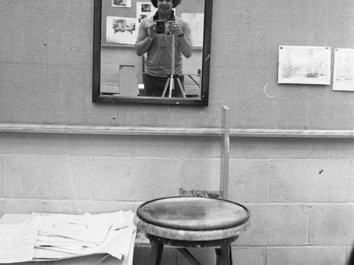 Erich Brooks portrait in a mirror