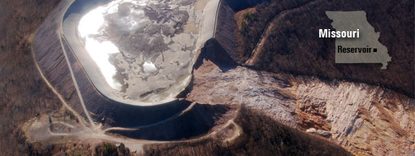 Taum Sauk reservoir breach. (USGS photo)