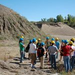 The Introductory Geology class at the gravel pit near Little Chicago, Minnesota