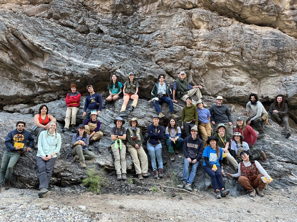 group photo at the Salton Sea