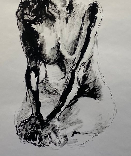 The black ink drawing, 