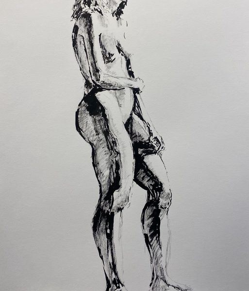 The black ink drawing, 