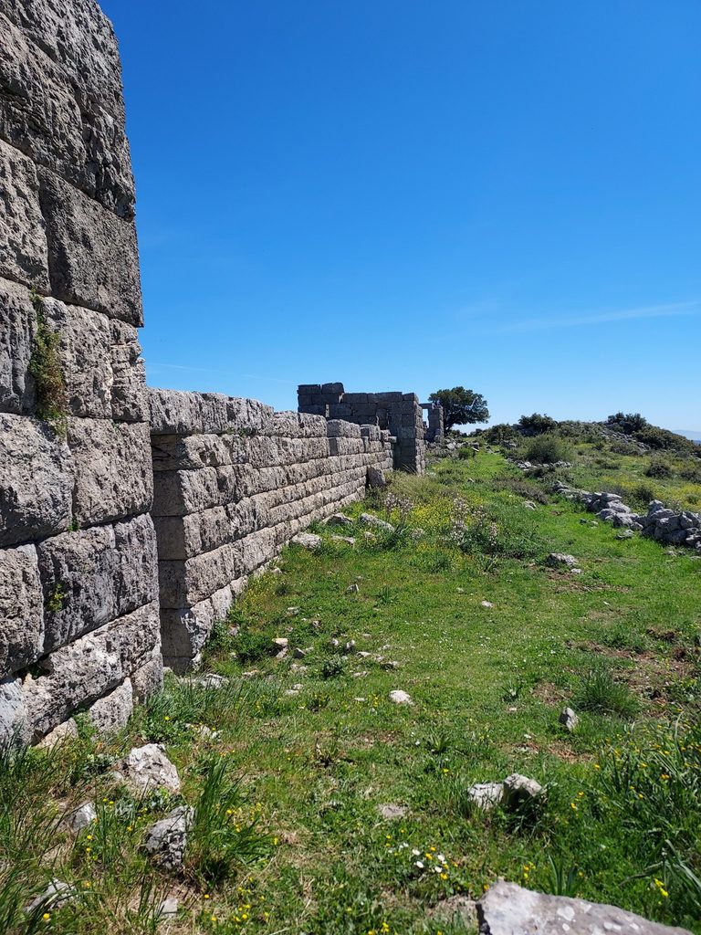 Fortress wall at eleutherai