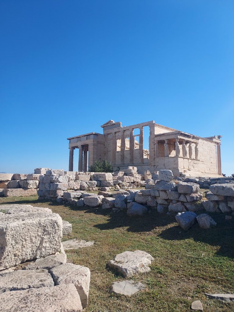 the back of the Erechtheion
