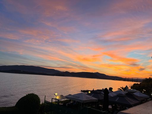 Sunset over Volos