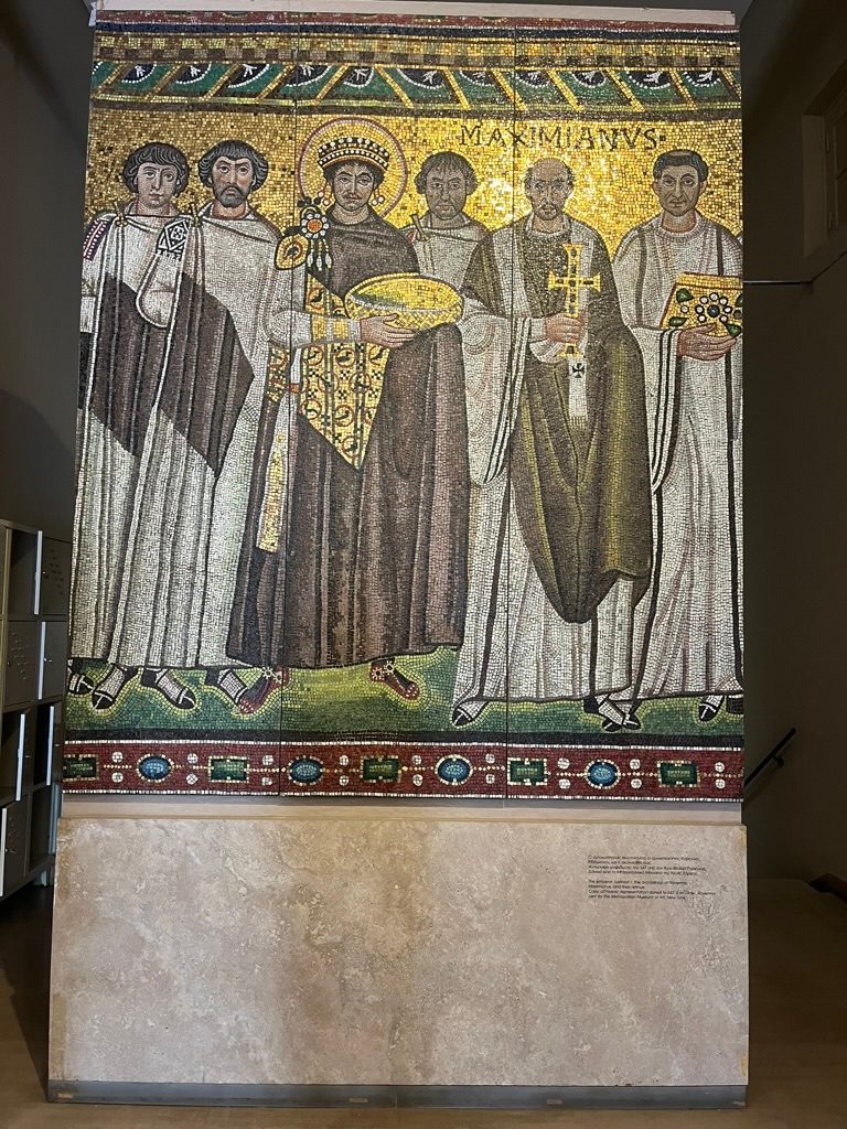 An ecclesiastical image of Emperor Justinian 