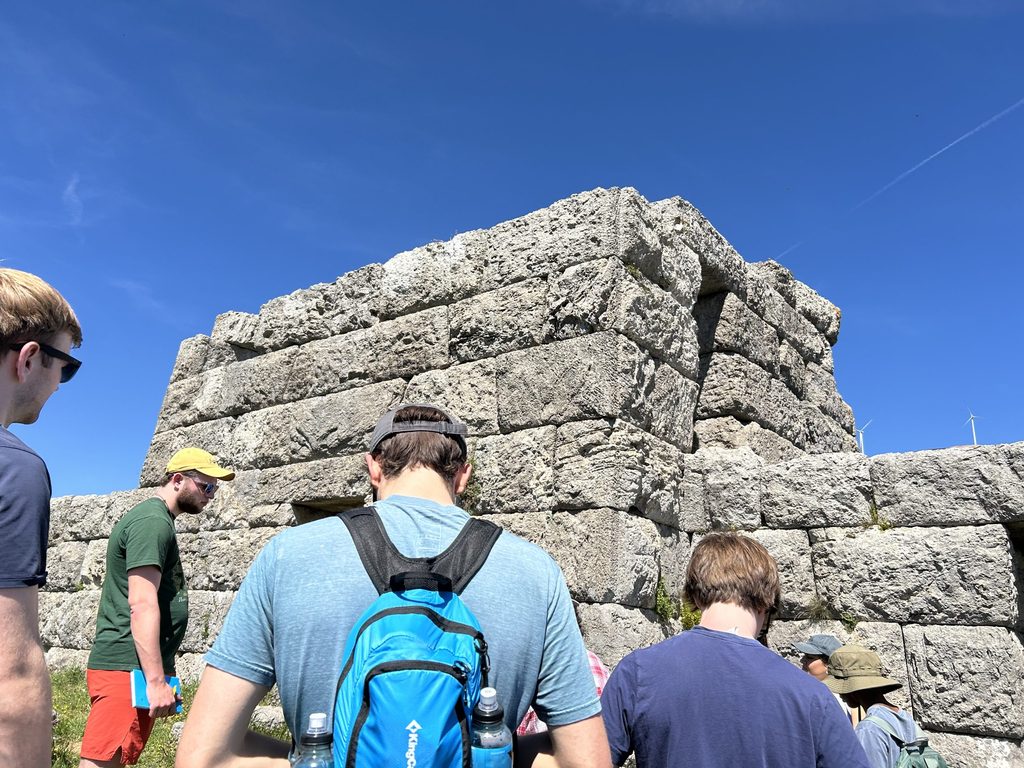 Corner detail from the Fortress of Eleutherai