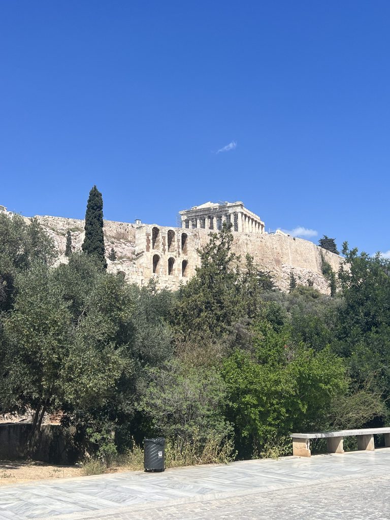 Parthenon from below