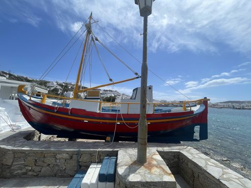 Boat from Mykonos