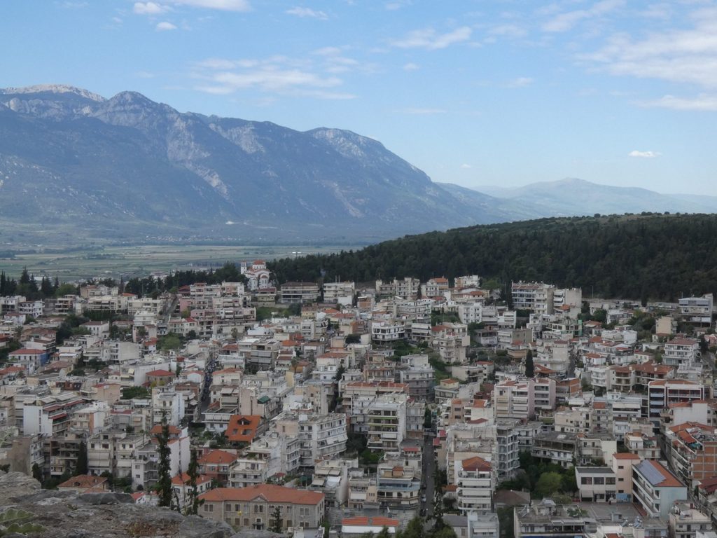 View of Lamia from palace