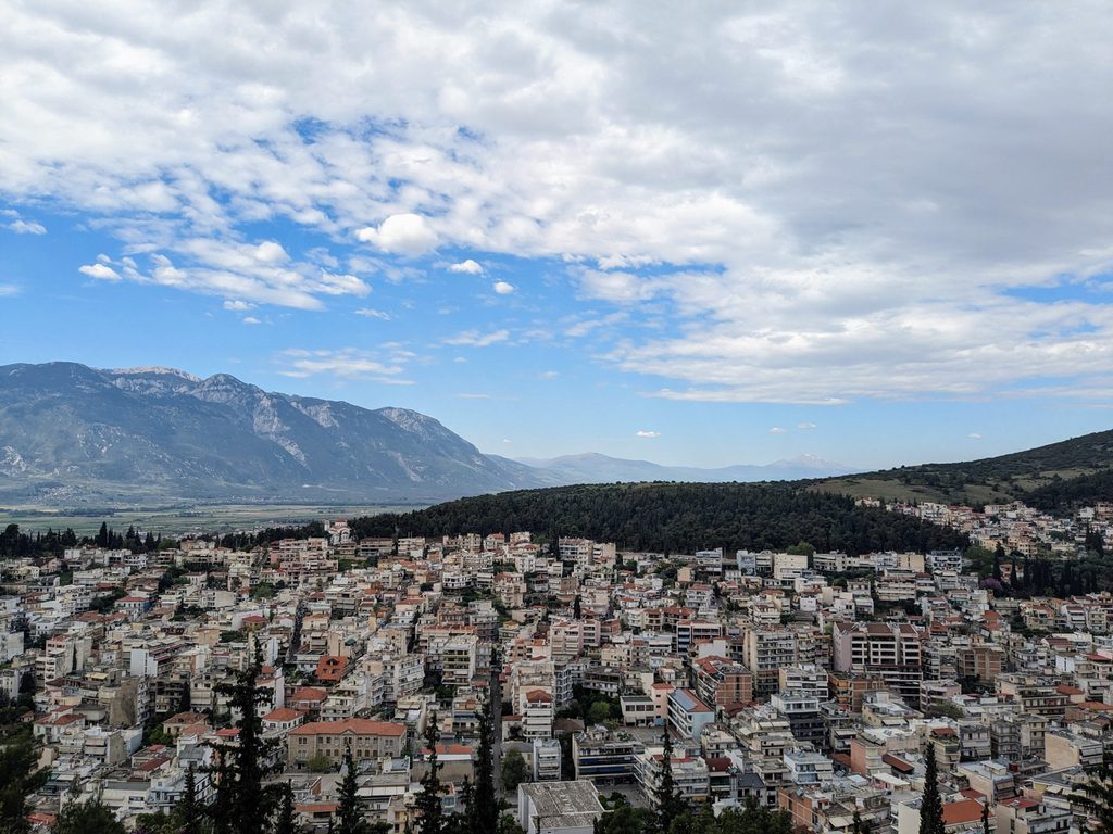 View from the Castle of Lamia