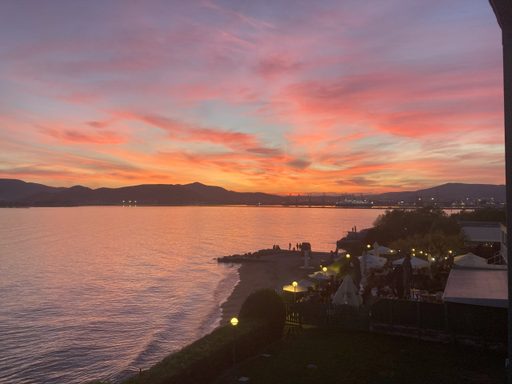 View from hotel