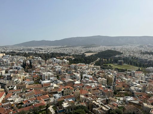 View of Athens from the Acropolis
