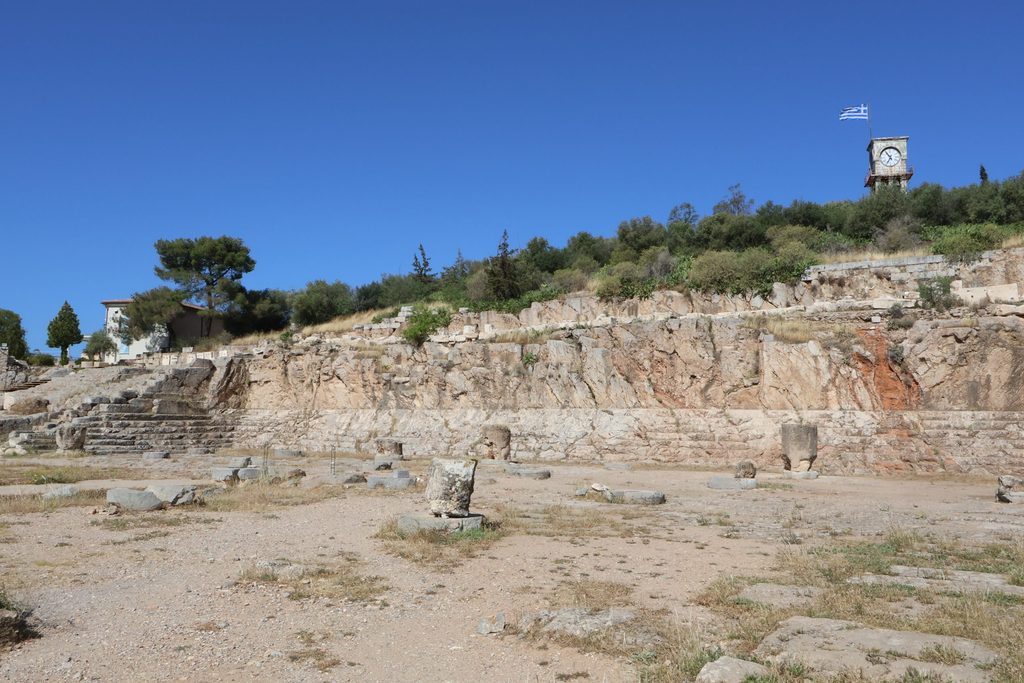 Ruins of Demeter's temple at Eleusis