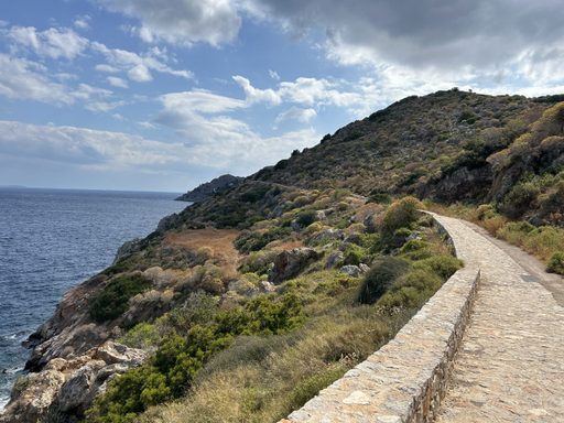 Hydra mountainous coastline