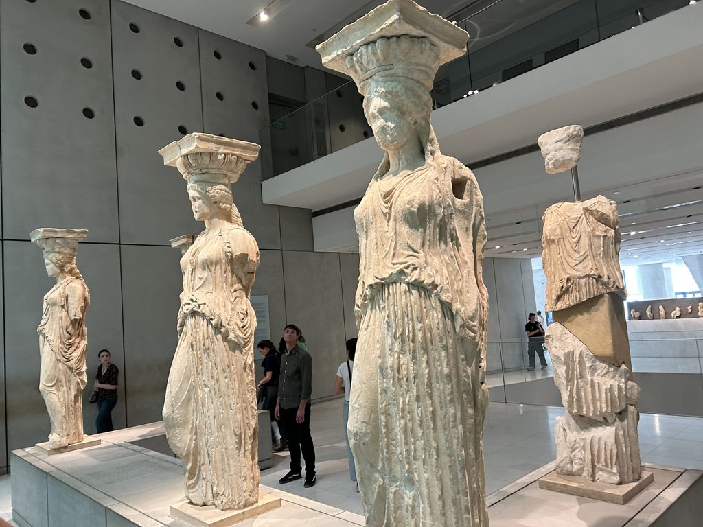statues from the Erechtheon