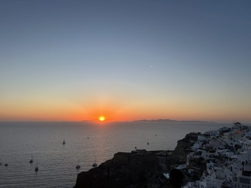 sunet at Oia