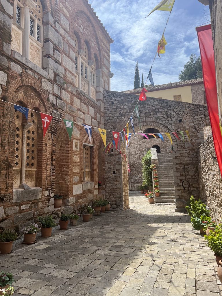 Osios Loukas Monastery outside