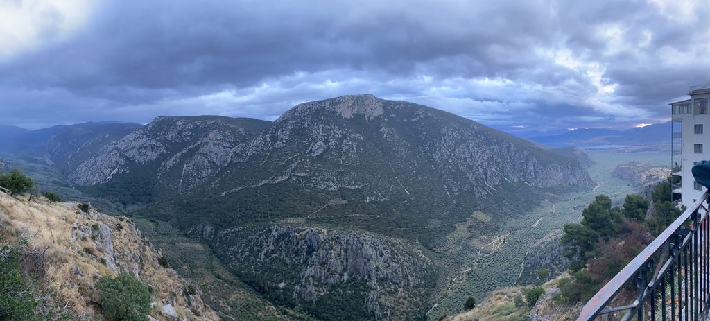 view around Delphi