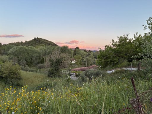 Sunset from the village of Olympia