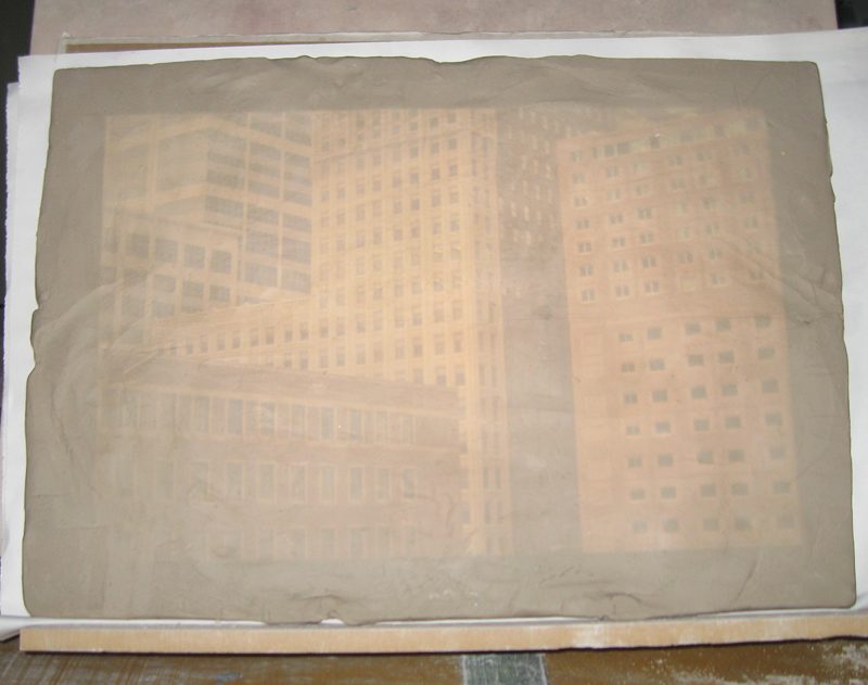 Projected image of buildings by Alex Chohlas-Wood