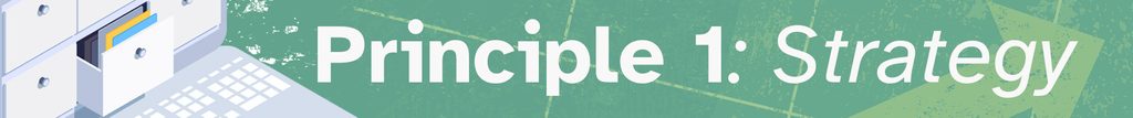 Principle 1: Strategy with computer and files