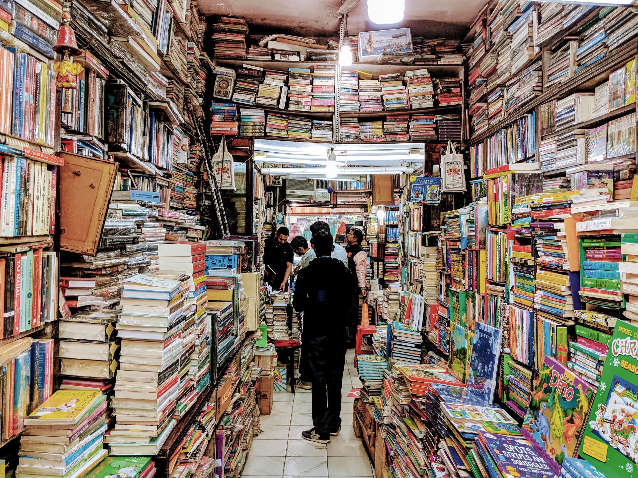 A shop filled floor-to-ceiling with books