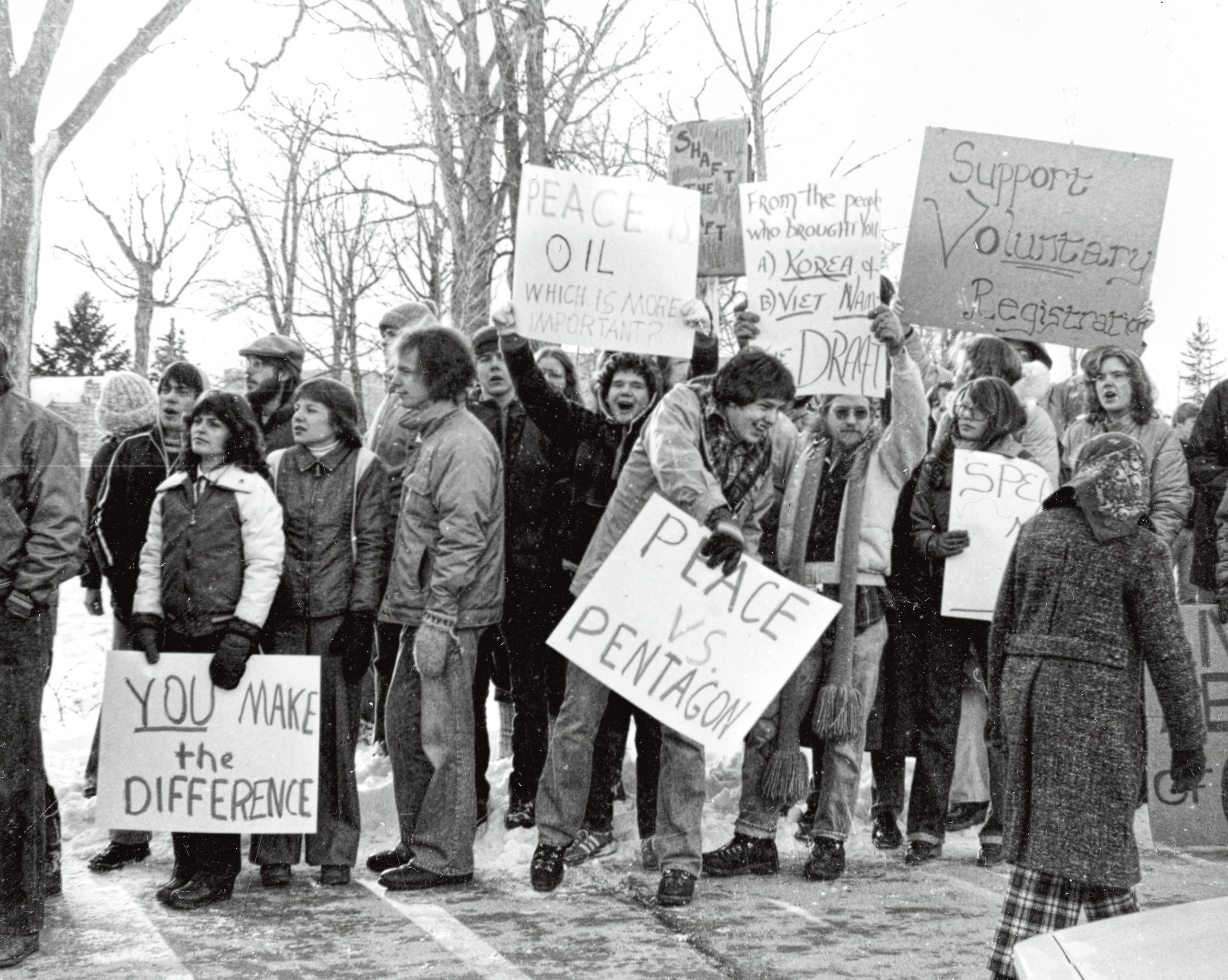 The Vietnam War spawned sit-ins and marches across college campuses in the late 1960s