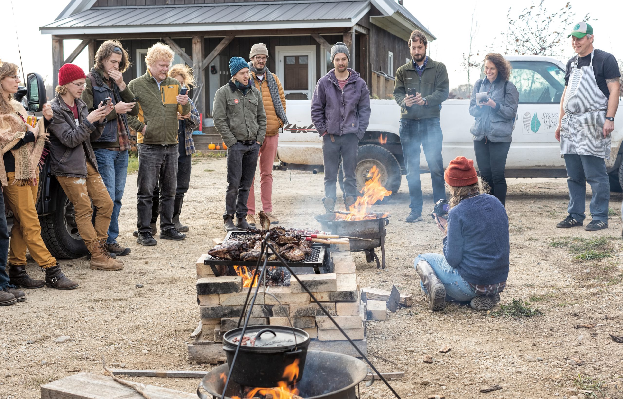 Professor Jake Morton recreates animal sacrifice to teach students about life in ancient Greece