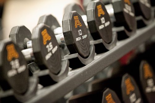 Gophers training room
