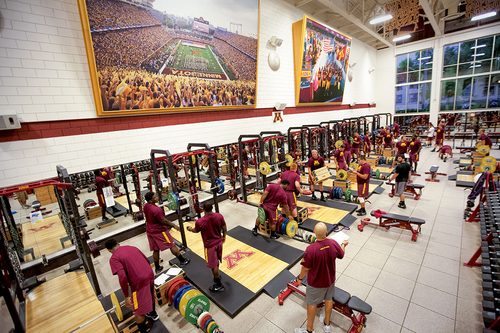 Gophers training room