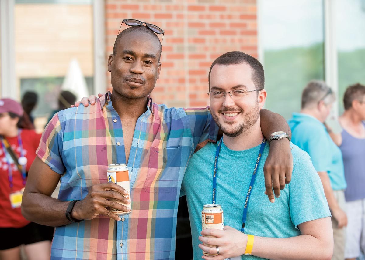 Elliot James ’05 and C. J. Griffiths ’06