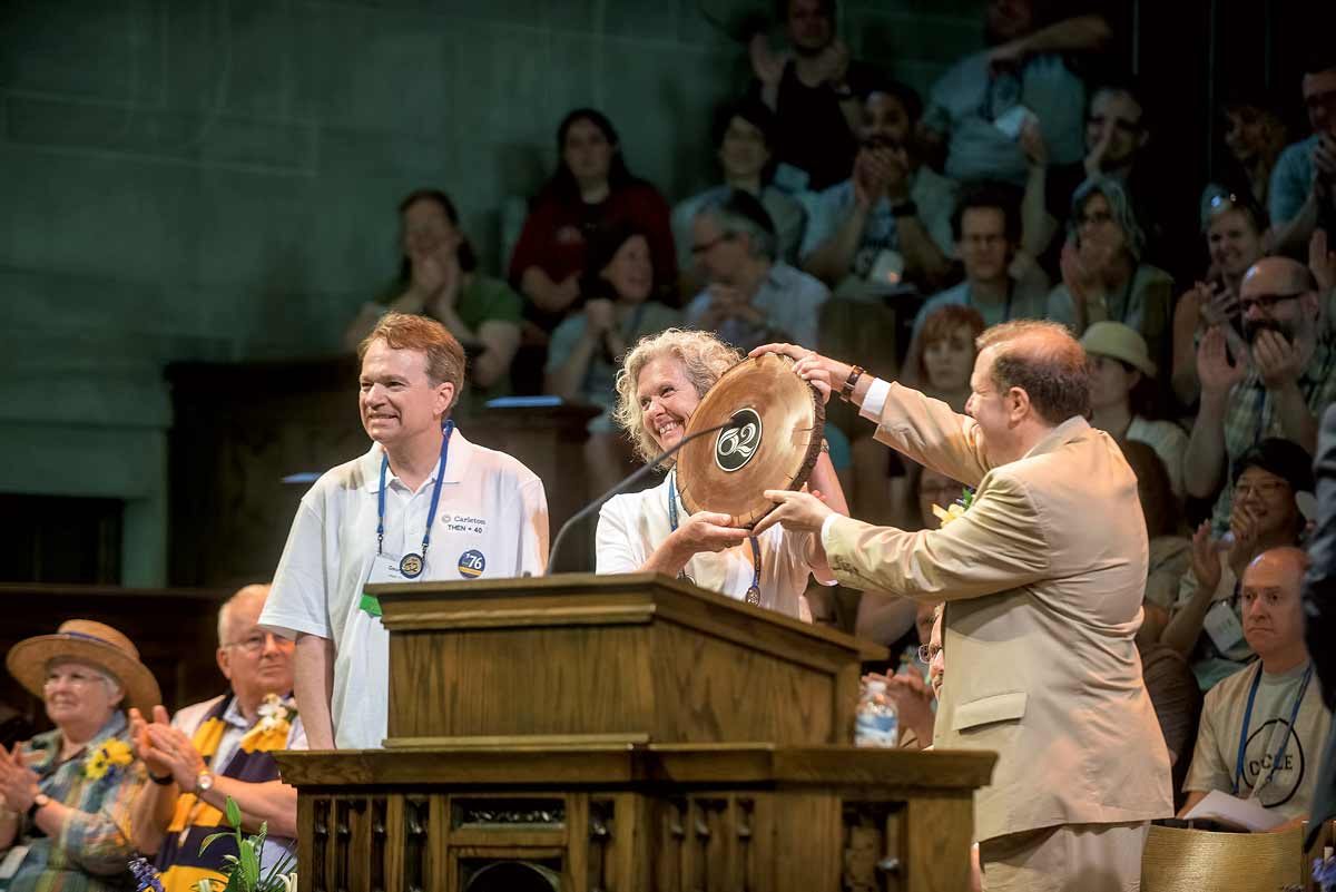 Class of ’76 with Spirit of ’62 Award