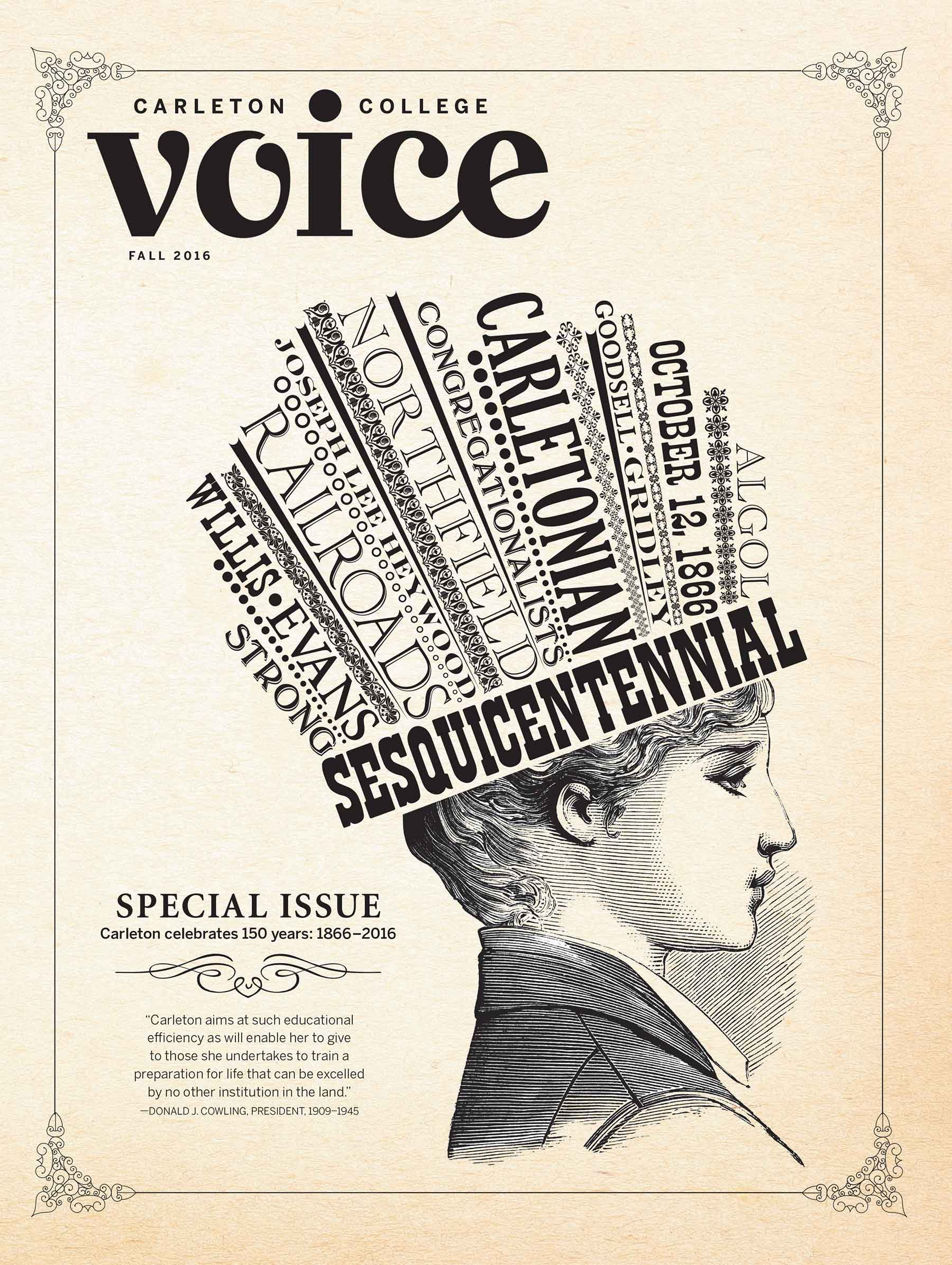 Carleton College Voice: Special Sesquicentennial Issue