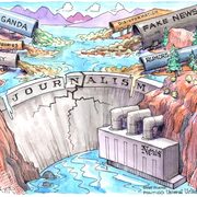 political cartoon