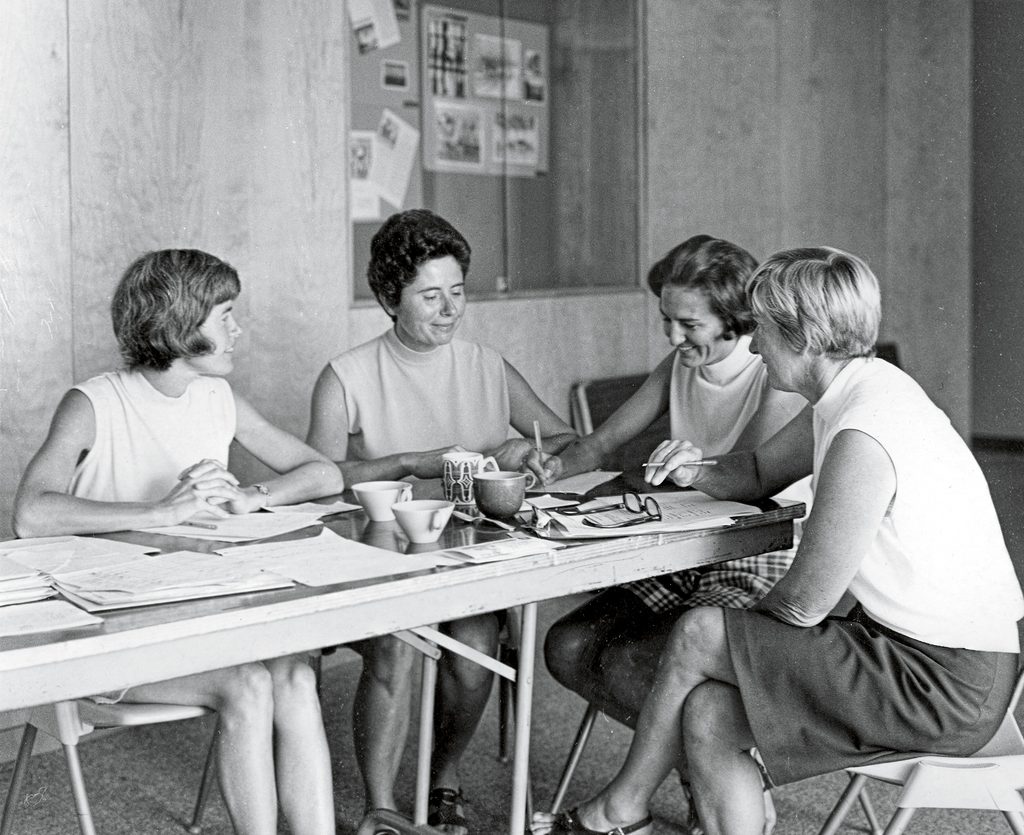 Womens physical education department, 1971