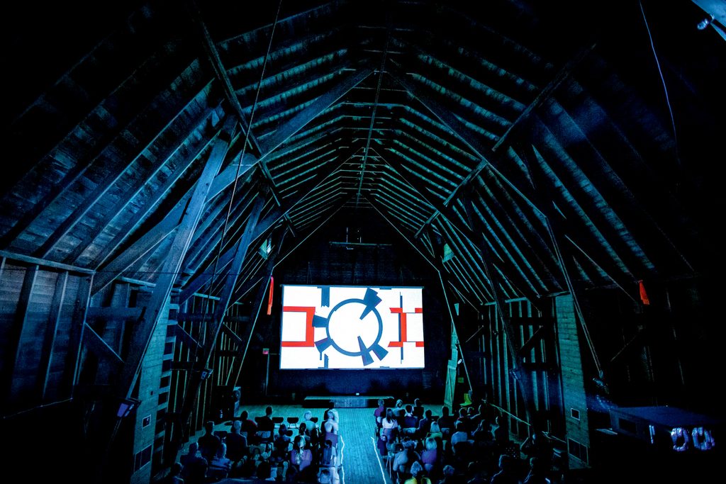 Barn/Theater interior