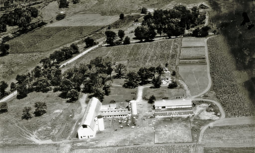 Archival photo of the Carleton College Farm