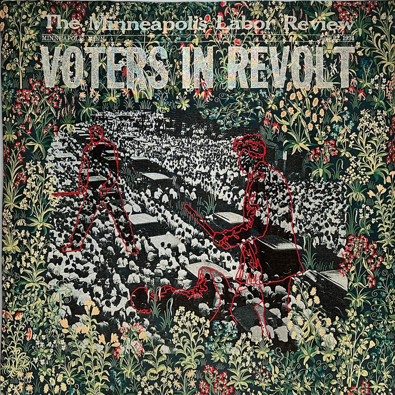 Artwork by Brooks Turner" "Voters in Revolt"