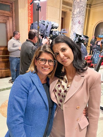Laura Monn Ginsburg ’06 and Leili Fatehi