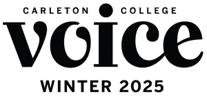 Logo: Carleton College Voice, WINTER 2025