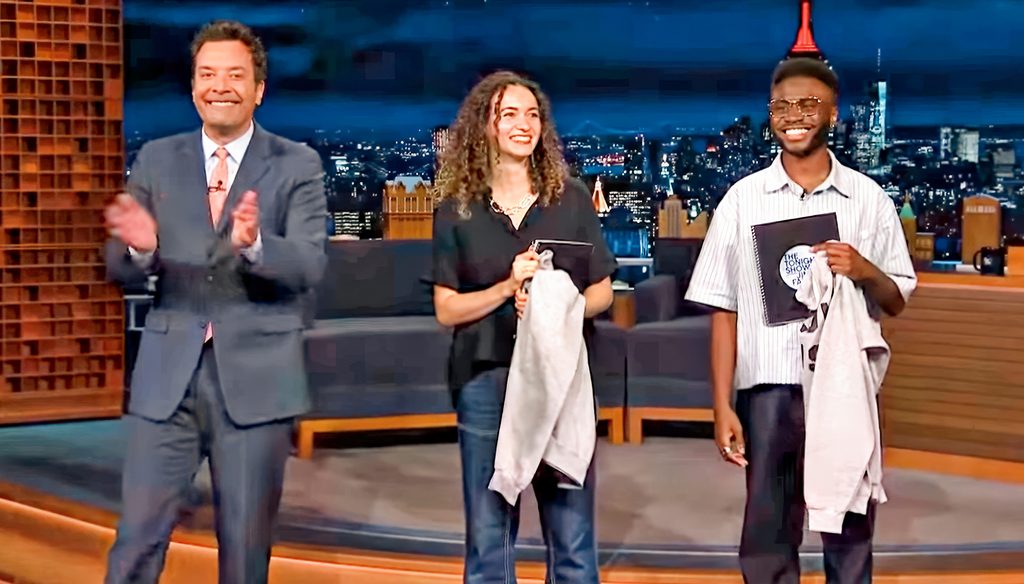 Rebecca McCartney ’21 on the Tonight Show with Jimmy Fallon
