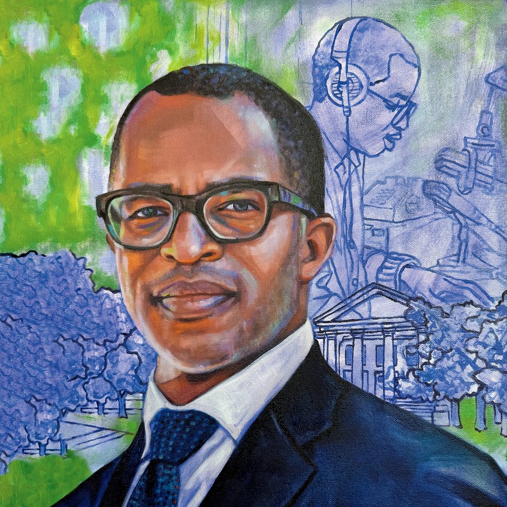 Painting of Jonathan Capehart