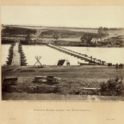 Timothy O'Sullivan, Pontoon Bridge, 1863
