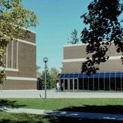 Carleton's Music & Drama Center, home of the former campus art gallery